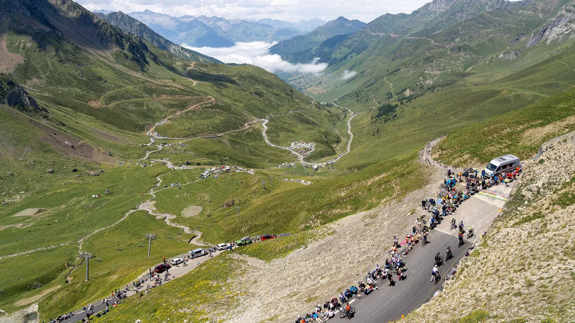 Vue du Tourmalet TDF