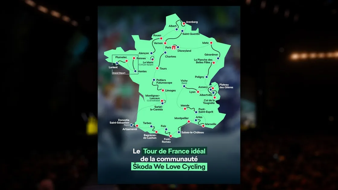 Le parcours du Tour de France idéal