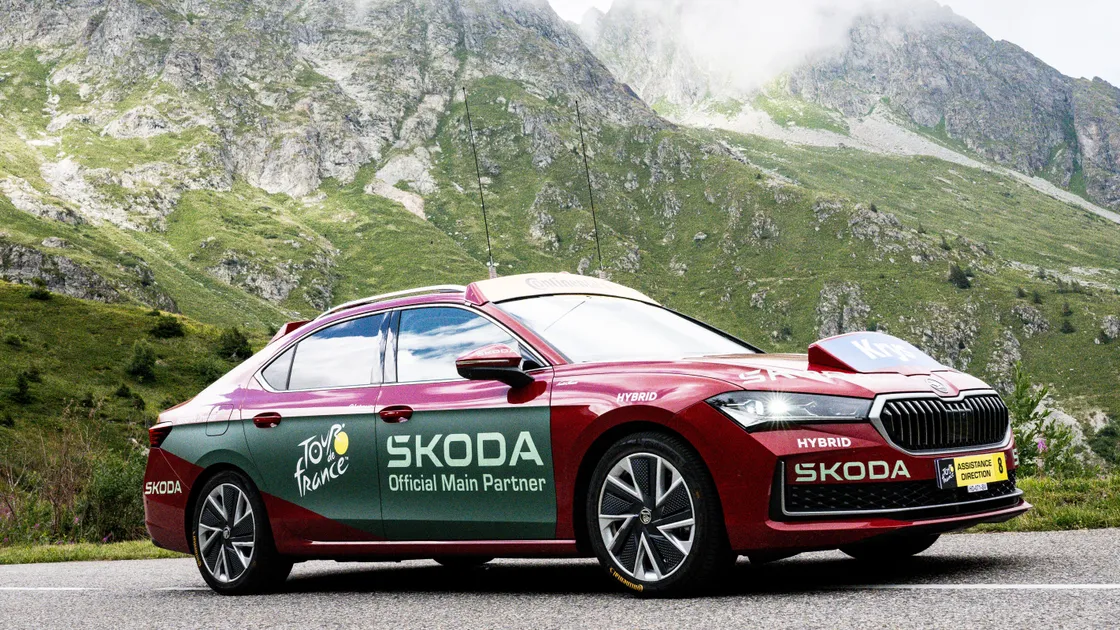 La Škoda Superb sur les routes du Tour de France