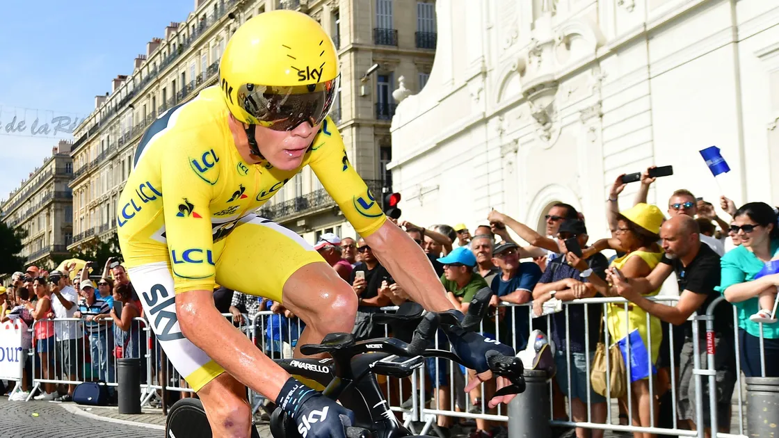 Chris Froome dans un de ses domaines de prédilection : le contre-la-montre