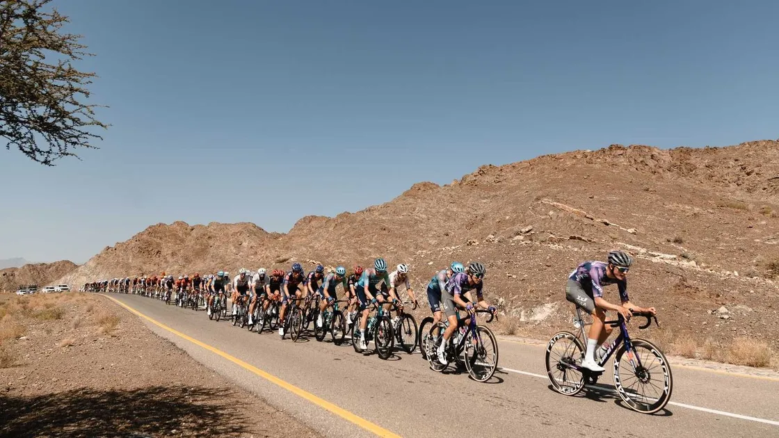 Peloton cycliste Moyen Orient